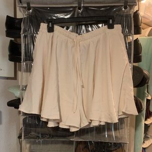 Cream Shorts